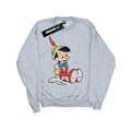 Miniatyrbild 1 av 5: Disney Girls Pinocchio Classic Pinocchio Sweatshirt 5-6 år S Sports Grey 5-6 Years