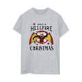 Miniatyrbild 1 av 3: Netflix Dam/Kvinnor Stranger Things Hellfire Jul Bomull Sports Grey 5XL