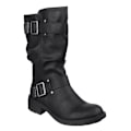 Miniatyrbild 1 av 4: Rocket Dog Dam/Dam Trumble Faux Läder Biker Boots 7 UK Black 7 UK
