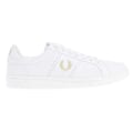 Miniatyrbild 3 av 5: Fred Perry Herr B721 Lädersneakers 7 UK Vit White 7 UK