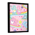 Miniatyrbild 2 av 2: Care Bears Rymdbåge Regnbåge Inramad Poster 40cm x 30cm Rosa Pink/Multicoloured 40cm x 30cm