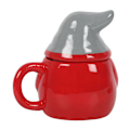 Miniatyrbild 2 av 4: Something Different Gonk Lidded Christmas Mug One Size Röd/Grå Red/Grey One Size