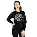 Miniatyrbild 2 av 6: Supernatural Dam/Kvinnor Symbol Cirkel Sweatshirt L Svart Black L