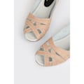Miniatyrbild 3 av 4: Good For The Sole Dam/Dam Layla Flätade Läderpumps 7 UK Blush 7 UK