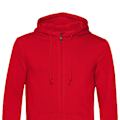 Miniatyrbild 2 av 2: B&C Herr Zippade Hoodie M Röd Red M