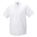 Miniatyrbild 1 av 2: Russell Collection Herr Kortärmad Ultimate Non-Iron Skjorta 18 White 18inch