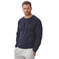 Miniatyrbild 4 av 4: Iron Mountain Herr Fleece Crew Neck Sweatshirt 3XL Marinblå Navy Blue 3XL