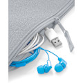 Miniatyrbild 2 av 3: Bagbase Grab Zip Pocket Pouch Bag One Size Light Grey Light Grey One Size