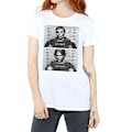 Miniatyrbild 2 av 6: Supernatural Dam/Damer Winchester Mugshot Bomull Boyfriend White 3XL