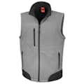 Miniatyrbild 1 av 2: Result Herr Softshell Väst M Workguard Grå/Svart Workguard Grey/Black M