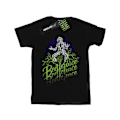 Miniatyrbild 1 av 5: Beetlejuice Dam/Damer Blekt Pose Bomull Pojkvän T-shirt M Black M