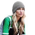 Miniatyrbild 2 av 3: Beechfield Engineered Knit Ribbed Beanie One Size Light Grey Light Grey One Size