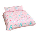 Miniatyrbild 2 av 4: Bedding & Beyond Barn/Barn I Believe In Unicorns Påslakan Set Singel Rosa Pink Single