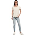 Miniatyrbild 3 av 3: Bygg ditt varumärke Dam/Dam lång Slub T-shirt 4XL Vit Sand White Sand 4XL