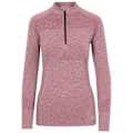Miniatyrbild 1 av 2: Trespass Dam/Kvinnor Pelina Halv Zip Långärmad Aktiv Topp Rose Tone 3XL