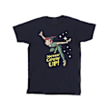 Miniatyrbild 1 av 3: Disney Girls Peter Pan Never Grow Up Bomull T-shirt 7-8 år N Navy Blue 7-8 Years
