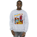 Miniatyrbild 2 av 3: Netflix Mens Stranger Things Naughty List Sweatshirt L Sports G Sports Grey L