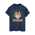Miniatyrbild 1 av 3: Netflix Dam/Damer Stranger Things Hawkins Arch Tiger Bomull Navy Blue XXL