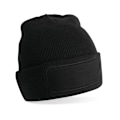 Miniatyrbild 1 av 2: Beechfield Unisex Vuxen Original Patch Beanie One Size Svart Black One Size