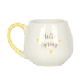 Miniatyrbild 2 av 3: Something Different Hello Spring Rund Keramisk Mugg En Storlek Vit White/Yellow One Size