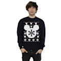 Miniatyrbild 2 av 5: Disney Herr Mickey Mouse Jul Silhouette Sweatshirt L Deep Deep Navy L