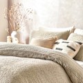 Miniatyrbild 4 av 5: Yard Bouclé Textured Påslakan Set Enkelsäng Greige Greige Single