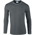 Miniatyrbild 1 av 5: Gildan Soft Style långärmad T-shirt för män (5-pack) M Charco Charcoal M