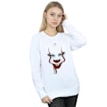 Miniatyrbild 2 av 3: It Chapter 2 Dam/Dam Pennywise Poster Stare Sweatshirt L White L