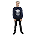 Miniatyrbild 6 av 6: National Lampoon's Christmas Vacation Herr Merry Christmoose Sweatshirt Navy Blue XL
