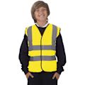 Miniatyrbild 2 av 2: Yoko Hi-Vis Barn Unisex Väst / Jacka 10-12 Hi-Vis Gul Hi-Vis Yellow 10-12