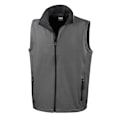 Miniatyrbild 1 av 2: Result Core Printable Softshell Bodywarmer för män 2XL Charcoal / Charcoal / Black 2XL