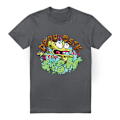 Miniatyrbild 1 av 5: SvampBob Fyrkant Herr T-shirt Drop And Flop 4XL Gråmelerad Charcoal 4XL
