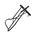 Miniatyrbild 3 av 3: Stubbs Forward Seat Saddle Rack One Size Black Black One Size