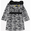 Miniatyrbild 2 av 3: Batman Pojkar Fluffy Robe 8-9 År Grå/Svart/Gul Grey/Black/Yellow 8-9 Years