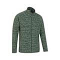 Miniatyrbild 4 av 4: Mountain Warehouse Mens Snowdon II Full Zip Fleece Jacket S Gre Green S