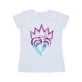 Miniatyrbild 1 av 4: Disney Dam/Dam T-shirt i bomull med rosa krona för kvinnor/damer, storlek XL, vit White XL