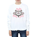 Miniatyrbild 3 av 5: Big Bang Theory Boys Soft Kitty Purr Sweatshirt 9-11 år Vit White 9-11 Years