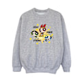 Miniatyrbild 1 av 2: Powerpuffpinglorna Pojkar Flickor Djärva Modiga Starka Sweatshirt 7-8 Sports Grey 7-8 Years