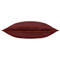 Miniatyrbild 2 av 3: Paoletti Torto Rektangulär Kuddfodral i Sammet 30cm x 60cm Mar Marsala/Russet 30cm x 60cm