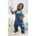 Miniatyrbild 2 av 2: Babybugz Baby Rocks Denim Dungarees 18-24 Månader Denim Blå Denim Blue 18-24 Months