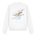 Miniatyrbild 1 av 5: Star Trek Unisex Vuxen Tri Enterprise Retro Sweatshirt XL Vit White XL