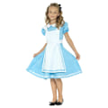 Miniatyrbild 1 av 4: Smiffys Wonderland Prinsessdräkt Set för Flickor 10-12 År Blå Blue 10-12 Years