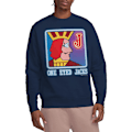 Miniatyrbild 5 av 5: Twin Peaks Unisex Vuxen One Eyed Jacks Sweatshirt L Marinblå Navy L