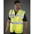 Miniatyrbild 3 av 4: Yoko Hi-Vis Premium Executive/Manager Väst / Jacka (Paket Hi-Vis Yellow 3XL