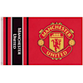 Miniatyrbild 1 av 3: Manchester United FC Ordmärke Vapen Flagga En Storlek Röd/Gul/Svart Red/Yellow/Black One Size