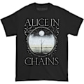 Miniatyrbild 1 av 2: Alice In Chains Unisex Vuxen Moon T-Shirt M Svart Black M