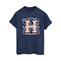 Miniatyrbild 1 av 3: Harry Potter Dam/Kvinnor Blommor H Bomull Boyfriend T-Shirt S Navy Blue S