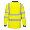 Miniatyrbild 2 av 2: Portwest Herr S277 Hi-Vis Långärmad Poloskjorta 4XL Gul Yellow 4XL