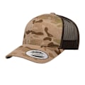 Miniatyrbild 1 av 4: Flexfit by Yupoong Multicam Retro Trucker Cap One Size Arid/Bro Arid/Brown One Size