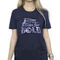 Miniatyrbild 3 av 4: Netflix Dam/Dam The Witcher Bold Cotton Boyfriend T-Shirt Navy Blue 3XL